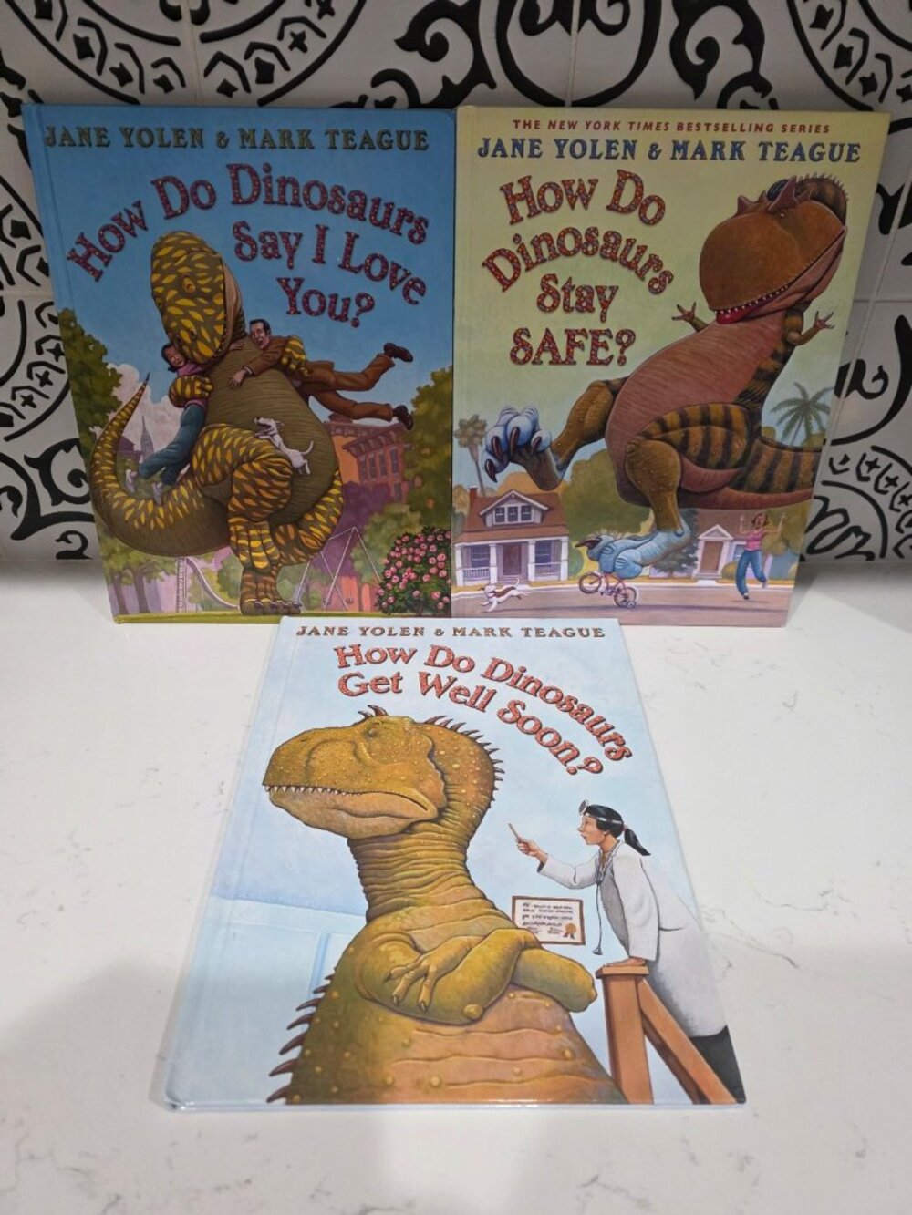 Lot of 3 How do Dinosaurs Hardcover Children's Books